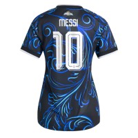 Stroje piłkarskie Argentyna Lionel Messi #10 Koszulka Wyjazdowej dla damskie MŚ 2026 Krótki Rękaw